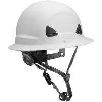 Casque Fibre Metal de style escalade avec bordure compl&egrave;te, R&eacute;pond aux normes CSA type 2, Suspension Rochet, Non ventil&eacute; Auto Electric Service Ltd.