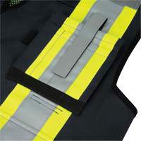 6679 High-Visibility Antimicrobial Mesh-Back Surveyor Vest, Black, Small, Polyester Auto Electric Service Ltd.