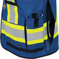 6681 High-Visibility Antimicrobial Mesh-Back Surveyor Vest, Royal Blue, Small, Polyester Auto Electric Service Ltd.