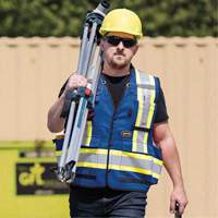 6681 High-Visibility Antimicrobial Mesh-Back Surveyor Vest, Royal Blue, Small, Polyester Auto Electric Service Ltd.