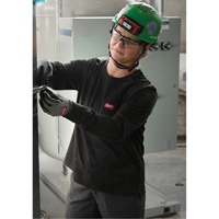 T-shirt &agrave; manches longues avec poches GRIDIRON, Femmes, T-petit, Bleu Auto Electric Service Ltd.