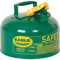 Safety Can for Combustibles, Type I, Galvanized Steel, 2 US gal., Green, FM Approved/UL/ULC Listed Auto Electric Service Ltd.
