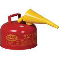 Safety Can for Flammables with Funnel, Type I, Galvanized Steel, 2.5 US gal., Red, FM Approved/UL/ULC Listed Auto Electric Service Ltd.