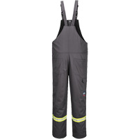 Bizflame&reg; 88/12 Insulated Bib Pants, Cotton/Nylon, Small, Grey Auto Electric Service Ltd.