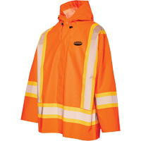 R804 Hurricane Rain Jacket, Small, High Visibility Orange Auto Electric Service Ltd.