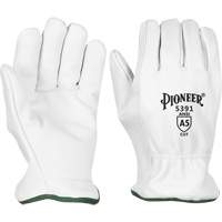 Gants pour conducteurs r&eacute;sistant aux coupures, Petit, Paume en Cuir fleur de ch&egrave;vre Auto Electric Service Ltd.