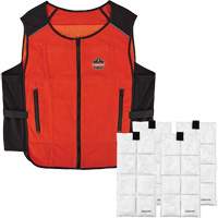 Chill-Its 6260 Lightweight Phase Change Cooling Vest with Rechargeable Packs, Small/Medium, Orange Auto Electric Service Ltd.