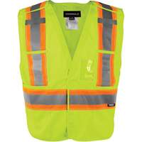 High-Visibility 5-Point Tear Away Vest, High Visibility Orange, Medium/Small, Polyester Auto Electric Service Ltd.