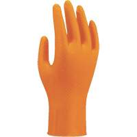 Gants jetables haute visibilit&eacute; 709HVO, 7/Petit, Nitrile, 8 mils, Sans poudre, Orange Auto Electric Service Ltd.