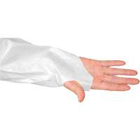Blouse CoverMe avec passe-pouces, Taille unique, Blanc, Poly&eacute;thyl&egrave;ne Auto Electric Service Ltd.