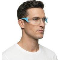 Lunettes de s&eacute;curit&eacute; bleu/blanc Adapt Lite, Lentille Transparent, Antibu&eacute;e/Anti-&eacute;gratignures, ANSI Z87+/R&eacute;pond ou surpasse la norme CSA Z94.3 Auto Electric Service Ltd.