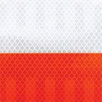 High Intensity Grade Flexible Work Zone Sheeting 382VHIP, 5" W x 150' L, Orange and White Auto Electric Service Ltd.