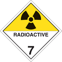 Radioactive Materials TDG Placard, Plastic Auto Electric Service Ltd.