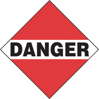 Danger Mixed Load TDG Placard, Plastic Auto Electric Service Ltd.