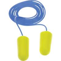 Bouchons d'oreilles n&eacute;on jaune E-A-Rsoft, Vrac - Sac en poly, Avec cordon Auto Electric Service Ltd.