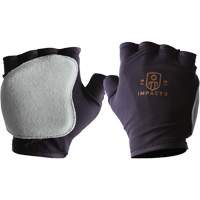 Anti-Impact Fingerless Right-Hand Glove, X-Small, Split Leather Palm, Slip-On Cuff Auto Electric Service Ltd.