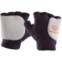 Palm/Side Fingerless Protection Gloves - Right, X-Small, Suede Palm, Slip-On Cuff Auto Electric Service Ltd.