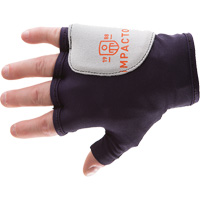 Palm/Side Fingerless Protection Gloves - Right, X-Small, Suede Palm, Slip-On Cuff Auto Electric Service Ltd.