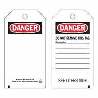&eacute;tiquettes de s&eacute;curit&eacute; auto-plastifiantes, Polyester, 3" la x 5-3/4" h, Anglais Auto Electric Service Ltd.