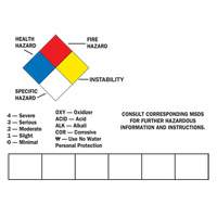Blank Write-On Container Label, Vinyl, Sheet, 14" L x 10" W Auto Electric Service Ltd.