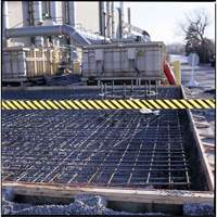 Ruban pour barricade, Anglais, 3" la x 200' lo, 3 mils, Noir sur jaune Auto Electric Service Ltd.