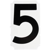 Quick-Align&reg; Individual Gothic Number and Letter Labels, 5, 4" H, Black Auto Electric Service Ltd.