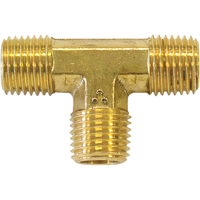 Male Pipe Tee, Brass, 1/2" Auto Electric Service Ltd.