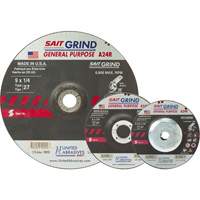 A24R Long Life Grinding Wheel, 4-1/2" x 1/4", 7/8" Arbor, Aluminum Oxide, Type 27 Auto Electric Service Ltd.