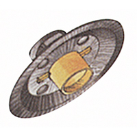 A24N Fast Grinding Wheel, 6" x 1/4", 7/8" Arbor, Aluminum Oxide, Type 27 Auto Electric Service Ltd.