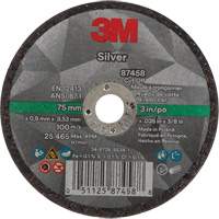 Meule &agrave; tronçonner Silver, 3" x 0,04", Arbre de 3/8"-24, Type 1, C&eacute;ramique, 25645 Tr/min Auto Electric Service Ltd.