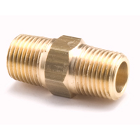 Hex Pipe Nipples, Brass, 1/8", Standard Auto Electric Service Ltd.
