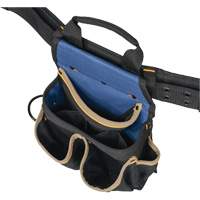 Combin&eacute;s de ceinture &agrave; outils &agrave; 20 pochettes, Polyester, Noir Auto Electric Service Ltd.