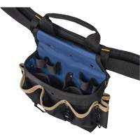 Combin&eacute;s de ceinture &agrave; outils &agrave; 20 pochettes, Polyester, Noir Auto Electric Service Ltd.