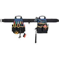 Combin&eacute;s de ceinture &agrave; outils &agrave; 20 pochettes, Polyester, Noir Auto Electric Service Ltd.