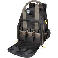 Techgear 53-Pocket Tool Backpack, 16" L x 13-1/4" W, Black, Polyester Auto Electric Service Ltd.