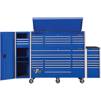 RX Series Side Cabinet, 3 Drawers, 19" W x 25" D x 61" H, Blue Auto Electric Service Ltd.