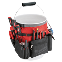 Sac organiseur pour seau, 10" lo x 10" la x 13-1/2" h, Nylon, Rouge Auto Electric Service Ltd.