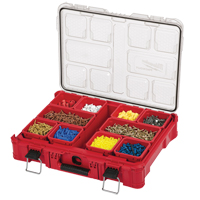 Packout Organizer, 20" x 15" x 5", Black/Red Auto Electric Service Ltd.