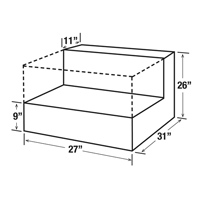 R&eacute;servoir de transfert pour carburant en acier, Acier, Capacit&eacute; 48 gal., Blanc Auto Electric Service Ltd.