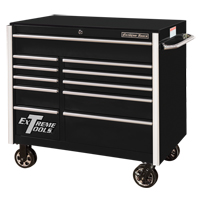 Armoire roulante pour outils s&eacute;rie RX, 11 tiroirs, 41-1/2" la x 25-1/2" p x 40-1/2" h, Noir Auto Electric Service Ltd.