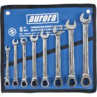Fixed Head Wrench Set, Combination, 8 Pieces, Imperial Auto Electric Service Ltd.