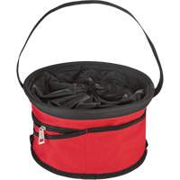 Sac range-tout style parachute, 11-4/5" lo x 11-4/5" la x 11" h, Nylon, Noir/Rouge Auto Electric Service Ltd.