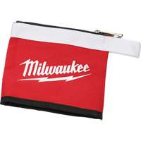 Multi-Size Zipper Pouches - Set of 3, Canvas, 3 Pockets, Black/Red Auto Electric Service Ltd.