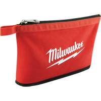Coloured Zippered Pouches - Set of 3, Canvas, 3 Pockets, Black/Red Auto Electric Service Ltd.