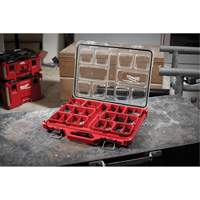 Packout Low-Profile Organizer, 19-3/4" x 16-2/5" x 2-1/2", Black/Red Auto Electric Service Ltd.