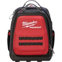 Packout Backpack, 15-3/4" L x 11-4/5" W, Black/Red, Ballistic Auto Electric Service Ltd.