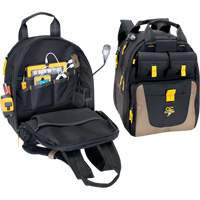 E-Charge Back Pack, 15" L x 10-1/2" W, Black, Polyester Auto Electric Service Ltd.