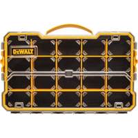 Compartment Pro Organizer, 11" W x 17-5/8" D x 2-7/8" H, Black/Yellow Auto Electric Service Ltd.