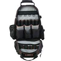Arsenal&reg; 5843 Tool Backpack, 13-1/2" L x 8-1/2" W, Black, Polyester Auto Electric Service Ltd.