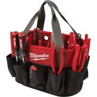 Utility Oval Bag, Ballistic Nylon, 24 Pockets, Black/Red Auto Electric Service Ltd.